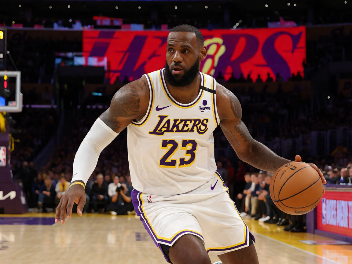 NBA湖人队比赛现场
